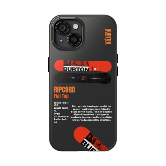 Burton Ripcord Flat Top Snowboard Phone Case