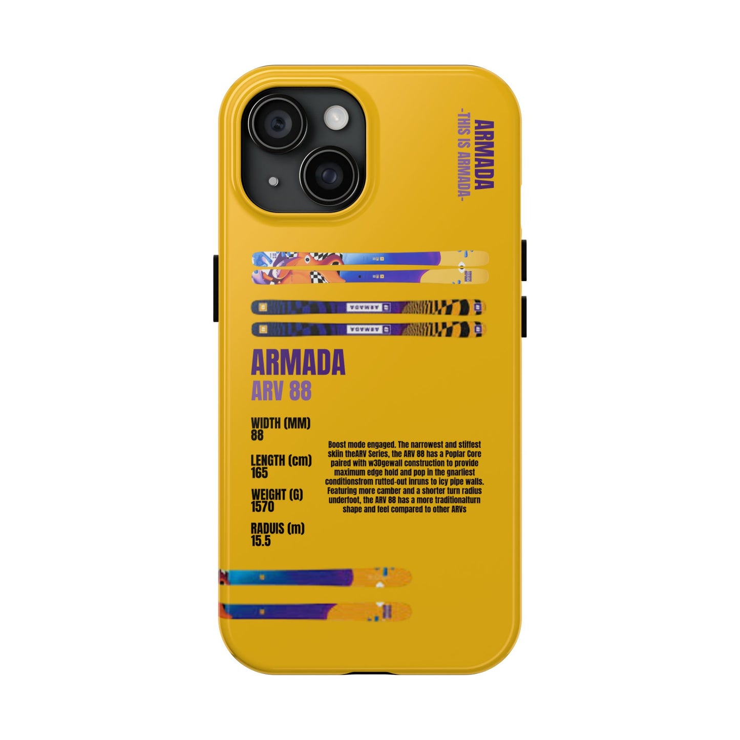 Armada ARV 88 Phone Case Yellow