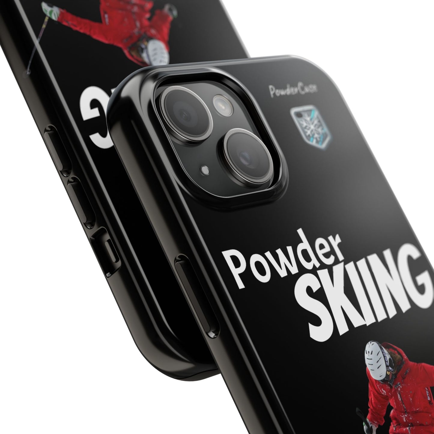 "Powder Skiing" Phone case